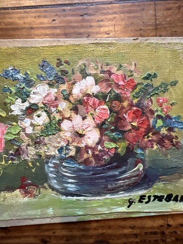 Tableau peinture miniature - &,