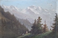 Tableau Peinture Montagne