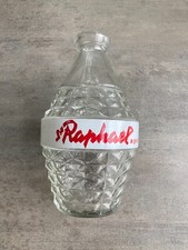 Carafe publicitaire en verre vintage St Raphael aperitif