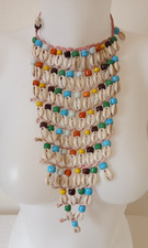 Collier plastron cauris et - collier,