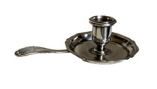 Petit BOUGEOIR à Main CHRISTOFLE Métal Argenté