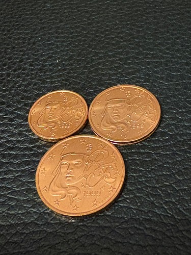 Pièces 5 centimes - pièces, 1-2-5
