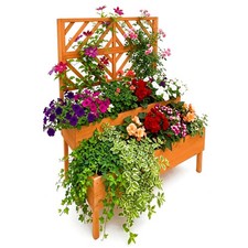 Jardinière avec treillis, bac