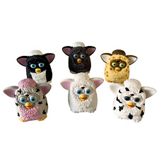 6 figurines pour jouet Find Furby Tiger Electronics vintage 1999 - hauteur 5 cm
