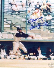 MANNY SANGUILLEN PITTSBURGH PIRATES SIGNED 8X10 PHOTO