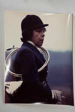 PHOTO Argentique	France	chasse à courre vénerie cheval portrait 18X24cm	1970