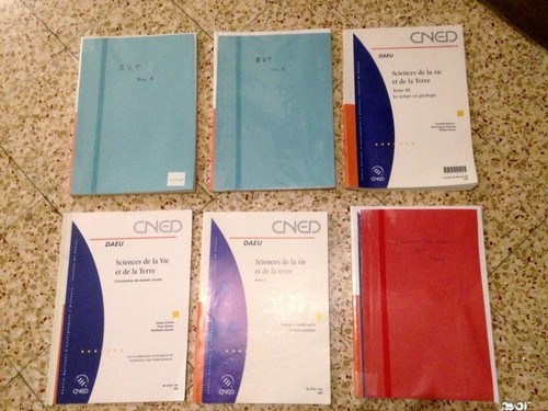 Lot livres cned svt - cned, et