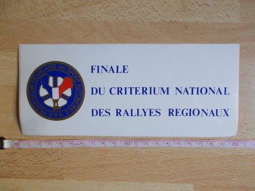 Autocollant finale - autocollant, du