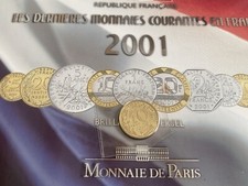 MONNAIE 10 Centimes 2001 UNC - SCELLE, provenaient du coffret, TOP QUALITE