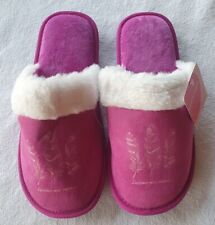 Chaussons violet et blanc Bronzini