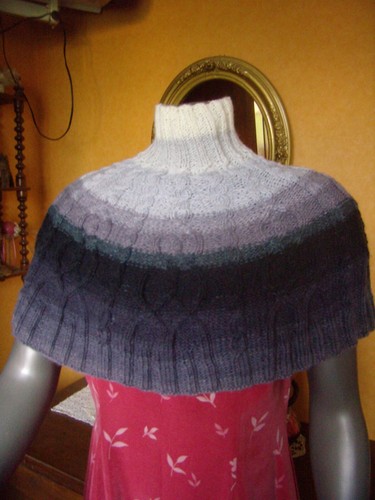 Poncho écharpe circulaire - poncho,,