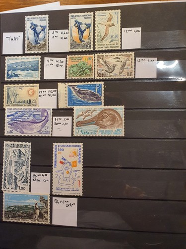 Timbres neufs taaf avec - timbres,