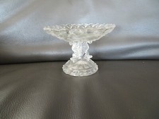 baguier en verre pied dauphin 