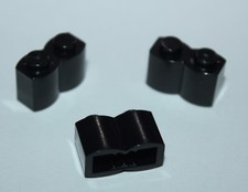 3 x Lego Black Brick Modified