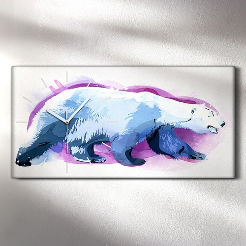 Horloge murale 60x30 violet - , et