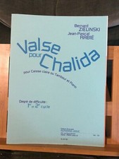 Zielinski Rabié Valse pour Chalida partition caisse claire / tambour piano Leduc