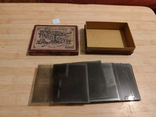 Lot plaques verre - verre, en