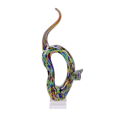 Statue verre soufflé - statue, en