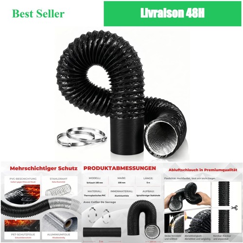 Gaine ventilation 100mm - gaine,