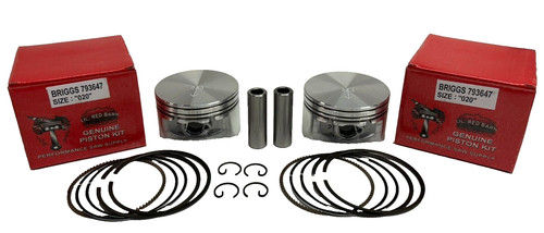Two 020 oversize - oversize, pistons