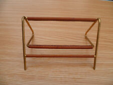 hermès dupré lafon porte documents laiton et cuir 1950