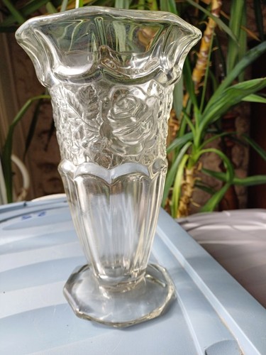 Grand vase art - deco, verre