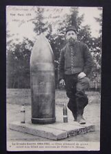 TH1042) CPA guerre 14 obus