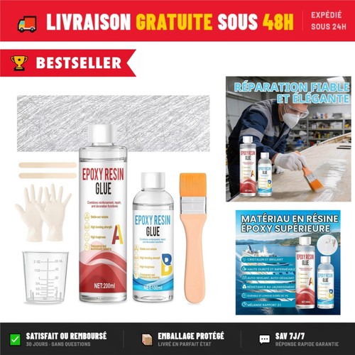 Kit réparation fibre verre - de,