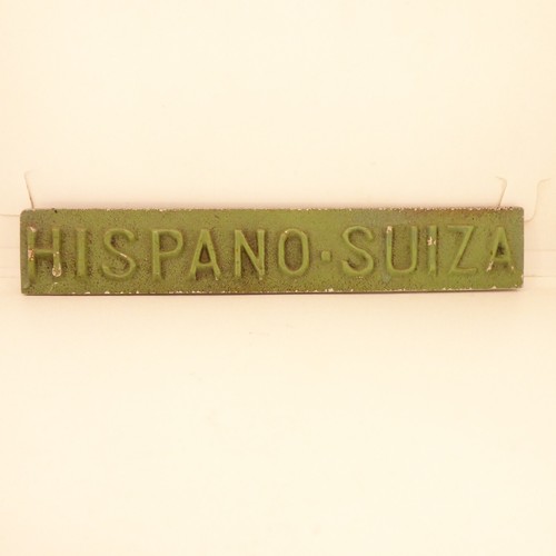 Plaque plate hispano - plaque,