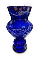 Vase en cristal de Bohême 