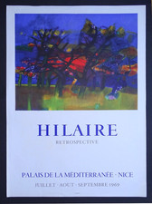 HILAIRE Affiche originale 1969