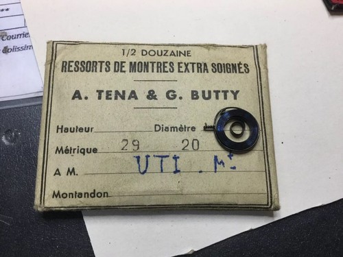 Uti ressort montre ou - ,, de