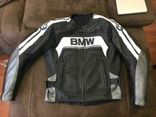 BMW Courses Veste en Cuir de Moto Veste de Motard en Cuir Veste en Cuir Motard