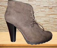 Bottines à talons beige 38