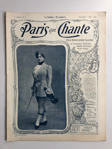Paris qui chante - , revue