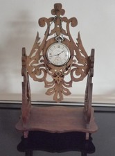 ancien porte montre bois