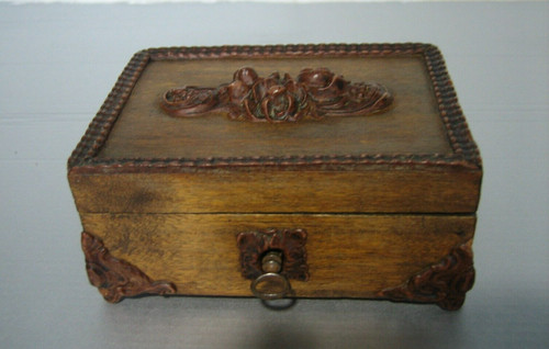 Ancienne boite coffret - ancienne, bois