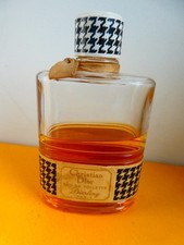 Ancienne Bouteille parfum eau de toilette 🎈D"ïôR🎈  120ml bouchon pied de poule
