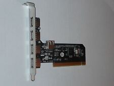 Carte PCI USB 2.0 4 PORTS + 1