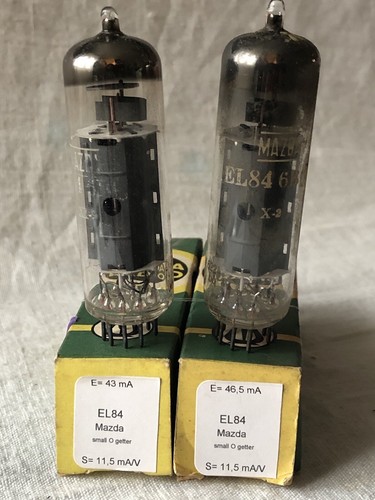El84 6bq5 mazda matched pair - el84,