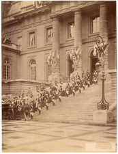 A.Hautecoeur, Paris, visite du Tsar Alexandre III, palais de justice, 1896 Vinta