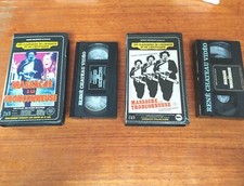 RARE 2 VHS MASSACRE A LA TRONCONEUSE RENE CHÂTEAU EDITION HORREUR