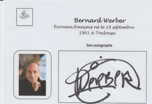 Bernard werber ecrivain avec - werber,