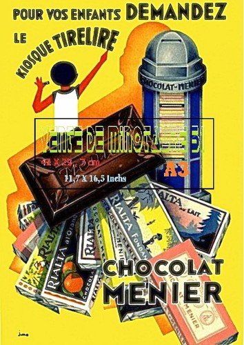 Pub chocolat menier kiosque - pub,