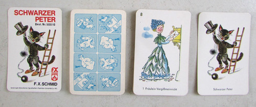 Jeu cartes schwarzer peter - jeu,