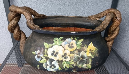 Rare cache pot - art, nouveau