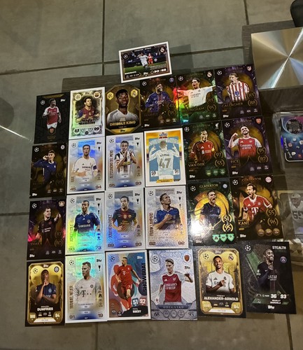 Lot cartes topps - de, match