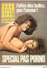 HARA KIRI n° 112 janvier  1971 spécial pas porno  très bon état