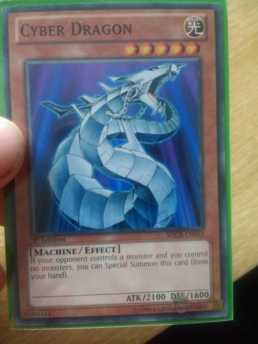 Card cyber dragon - cyber,