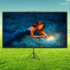 VEVOR Écran de Projection avec Trépied Toile de Projection 110" 279 cm Portable